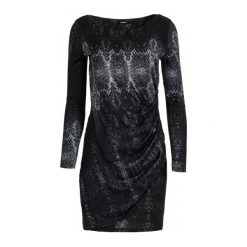 Desigual Sukienka Damska Bonnie M Czarny. Sukienki marki Desigual. W wyprzedaży za 302.00 zł.