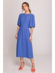 Stylove Sukienka w kolorze niebieskim rozmiar: L. Niebieskie sukienki Stylove, l, bez wzorów, bez kołnierzyka, bez ramiączek, maxi. Za 224.52 zł.