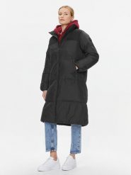 Tommy Hilfiger Kurtka puchowa New York WW0WW39749 Czarny Relaxed Fit. Czarne kurtki Tommy Hilfiger, na zimę, xl, bez wzorów, z puchu, bez kaptura. Za 1,019.00 zł.