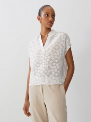 Someday Bluzka w kolorze białym rozmiar: 42. Białe bluzki someday., bez wzorów, bez kołnierzyka, bez ramiączek. Za 130.50 zł.