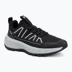 Buty turystyczne damskie Jack Wolfskin Wild Hike Low. Czarne buty trekkingowe Jack Wolfskin, z gumy, bez zapięcia. Za 439.99 zł.