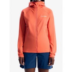 Bluza z kapturem damska Berghaus Staindrop Hike Jkt Af. Czerwone bluzy Berghaus, bez wzorów, bez ramiączek, z kapturem. Za 362.99 zł.