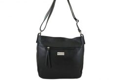Listonoszka skórzana BARBERNI'S czarna 984-1. Czarne shopper bag Barberinis, bez wzorów, ze skóry, biznesowe, małe, bez dodatków. Za 269.99 zł.
