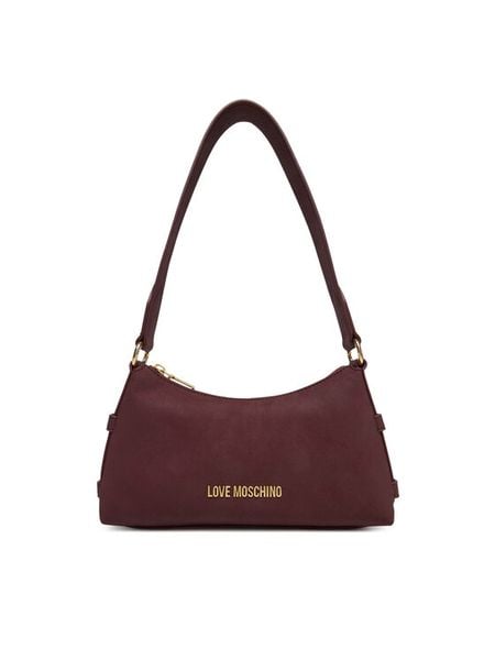 LOVE MOSCHINO Torebka JC4169PP1NLB0552 Bordowy. Czerwone torebki klasyczne Love Moschino, bez wzorów, ze skóry, bez dodatków. Za 489.99 zł.