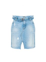 Pinko Spódnica "Mitica 1" | 1J10YF Y84T | Kobieta | Błękitny. Niebieskie spódnice Pinko, bez wzorów, z bawełny, mini. W wyprzedaży za 349.00 zł.