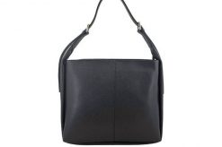 Shopper bag skórzany BARBERINI'S czarny 915-1. Czarne shopper bag Barberinis, bez wzorów, ze skóry, biznesowe, na ramię, duże, bez dodatków. Za 271.99 zł.