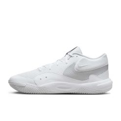 Buty Do Piłki Siatkowej Nike Nike Hyperquick Dorośli. Białe buty treningowe Nike, bez wzorów, z gumy, bez zapięcia, do koszykówki. Za 299.99 zł.