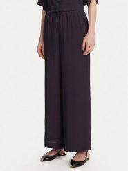 Marella Spodnie palazzo Vivaio 2513131054 Granatowy Wide Leg. Niebieskie spodnie materiałowe Marella, bez wzorów, z acetatu. Za 959.99 zł.