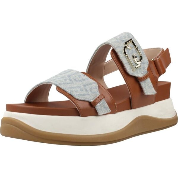 Sandały LIU-JO BA6087 Niebieski. Niebieskie sandały Liu Jo, bez wzorów, z syntetyku, sportowe, bez obcasa, bez zapięcia. Za 533.99 zł.