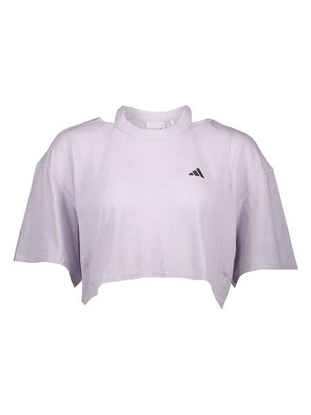 Adidas Koszulka "Run Icons" w kolorze fioletowym do biegania rozmiar: XL. Różowe t-shirty sportowe adidas, xl, bez wzorów, z bawełny, bez ramiączek, do biegania. Za 65.54 zł.