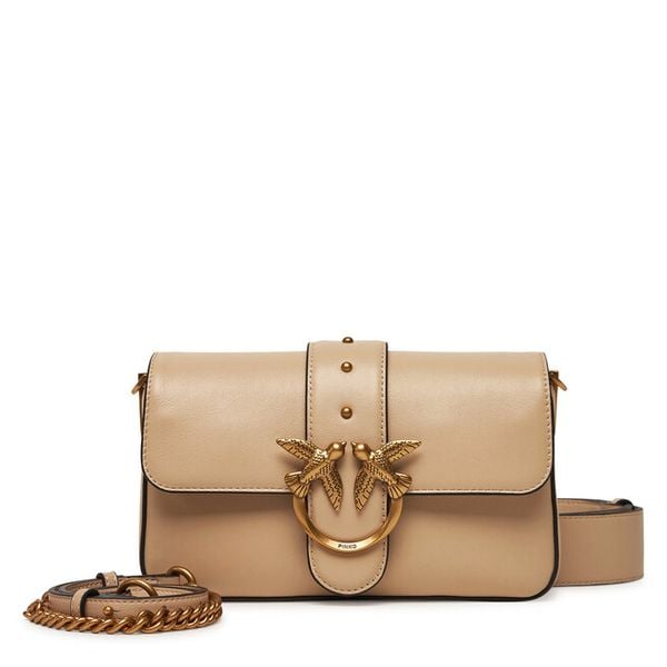 Torebka PINKO. Brązowe torebki klasyczne Pinko, bez wzorów, klasyczne, bez dodatków. Za 929.99 zł.