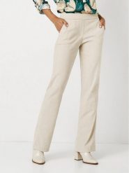 Toni Spodnie w kolorze kremowym rozmiar: 42. Brązowe spodnie materiałowe Toni, bez wzorów, z materiału. Za 152.99 zł.