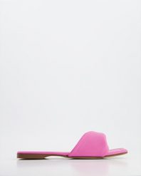 SKÓRZANE KLAPKI 6147 NAPPA FUXIA. Klapki Venezia, bez wzorów, ze skóry, bez obcasa, bez zapięcia. Za 159.00 zł.