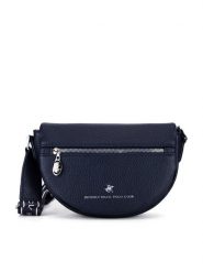 Beverly Hills Polo Club Torebka BHPC-C-009-07 Granatowy. Niebieskie listonoszki Beverly Hills Polo Club, bez wzorów, z tworzywa sztucznego, bez dodatków. Za 179.99 zł.