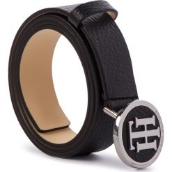 Pasek Damski TOMMY HILFIGER - Th Round Buckle Belt 3.0 AW0AW06553 002. Paski marki Tommy Hilfiger. Za 269.00 zł.