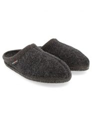 HAFLINGER Kapcie w kolorze antracytowym rozmiar: 40. Czarne kapcie HAFLINGER, bez wzorów, z materiału. Za 113.63 zł.