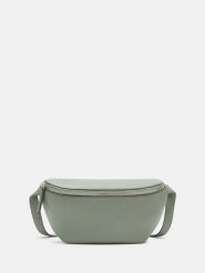 Liebeskind Berlin Skórzana saszetka "Tavia" w kolorze jasnozielonym - 32 x 14 x 7 cm rozmiar: onesize. Zielone nerki i saszetki Liebeskind Berlin, bez wzorów, z materiału, sportowe, bez dodatków. Za 384.71 zł.