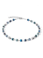 COEUR DE LION Naszyjnik z hematytami i kamieniami ozdobnymi - dł. 42 cm rozmiar: onesize. Szare naszyjniki COEUR DE LION, z materiału, z hematytem, srebrne. Za 400.30 zł.