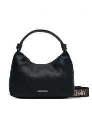 Calvin Klein Torebka LV04F3892G Czarny. Czarne torebki klasyczne Calvin Klein, bez wzorów, ze skóry, bez dodatków. Za 369.99 zł.