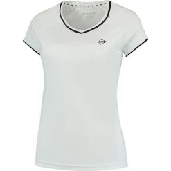 Koszulka sportowa damska Dunlop Club Crew Tee. Białe t-shirty sportowe Dunlop, bez wzorów, bez ramiączek. Za 129.99 zł.