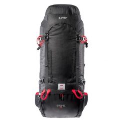Plecak Turystyczny Unisex Dla Dorosłych Stone 65L. Czarne plecaki Hi-tec, bez wzorów, bez dodatków. Za 331.99 zł.