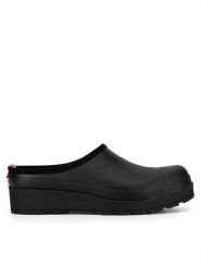 Hunter Klapki WFF1002RMA-BLK Czarny. Czarne klapki Hunter, bez wzorów, z kauczuku, bez obcasa, bez zapięcia. Za 249.99 zł.