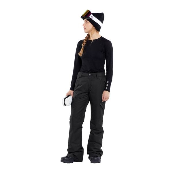 Spodnie snowboardowe damskie Volcom Bridger Ins. Czarne spodnie narciarskie Volcom, bez wzorów, narciarskie. Za 781.40 zł.