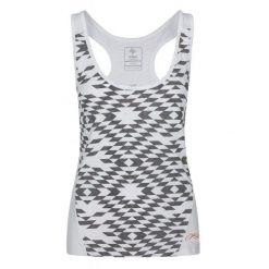 Top damski Kilpi NICA-W bawełniany. Białe topy Kilpi, l, bez wzorów, z bawełny, sportowe, bez kołnierzyka, bez ramiączek. Za 50.25 zł.