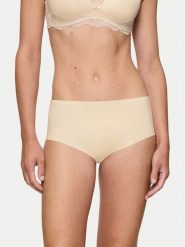 Triumph Figi klasyczne z wysokim stanem Pretty 10222227 Beżowy. Brązowe figi Triumph, bez wzorów, z syntetyku, z podwyższonym stanem. Za 45.00 zł.