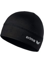 Czapka wydajnościowa Erima. Czarne czapki zimowe Erima, bez wzorów, z materiału. Za 83.99 zł.