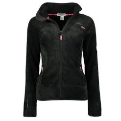 Bluza sportowa damska Geographical Norway Upaline. Czarne bluzy z kapturem Geographical Norway, na zimę, l, bez wzorów, z materiału, z kapturem, trekkingowe. Za 207.00 zł.