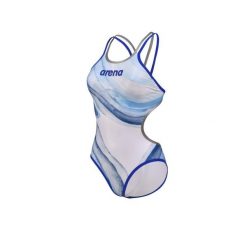 Strój kąpielowy damski jednoczęściowy kostium na basen Arena One Dreams. Białe stroje jednoczęściowe Arena, bez wzorów, sportowe. Za 229.99 zł.