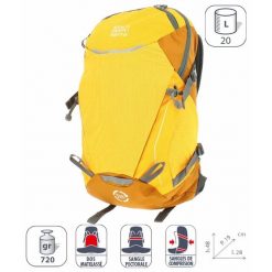 Plecak Elementerre talca 20 l. Żółte plecaki Elementerre, bez wzorów, bez dodatków. Za 265.50 zł.