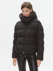 Pinko Kurtka puchowa Giza 101602 A11N Czarny Regular Fit. Czarne kurtki Pinko, na zimę, l, bez wzorów, z puchu, bez kaptura. Za 1,039.00 zł.