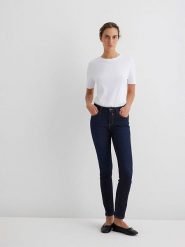 MAVI Dżinsy - Skinny fit - w kolorze granatowym rozmiar: W34/L38. Niebieskie jeansy Mavi, l, bez wzorów, klasyczne. Za 149.95 zł.