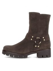 Gabor Skórzane botki w kolorze brązowym na obcasie rozmiar: 38. Brązowe botki Gabor, bez wzorów, eleganckie, bez obcasa, na obcasie, bez zapięcia. Za 244.95 zł.