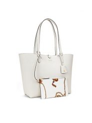 LAUREN RALPH LAUREN Torebka 431795329065 Biały. Białe torebki klasyczne Lauren Ralph Lauren, bez wzorów, ze skóry, bez dodatków. Za 779.99 zł.