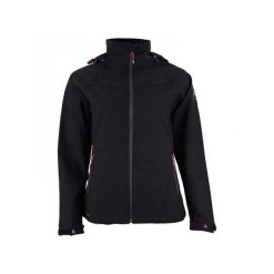 Kurtka damska Peak Mountain Softshell Acelsiorunn. Czarne kurtki przejściowe sportowe Peak Mountain, l, bez wzorów, z poliesteru. Za 306.00 zł.