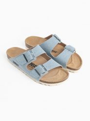 Sunbay Klapki "Trefle" w kolorze błękitnym rozmiar: 37. Niebieskie klapki Sunbay, bez wzorów, klasyczne, z otwartym noskiem, bez obcasa, bez zapięcia. Za 159.95 zł.