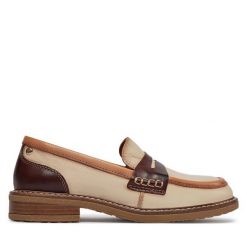 Mokasyny Pikolinos. Brązowe mokasyny Pikolinos, bez wzorów. Za 359.99 zł.