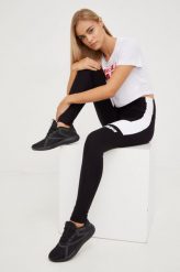 LaBellaMafia legginsy damskie kolor czarny z nadrukiem. Czarne legginsy LABELLAMAFIA, bez wzorów. W wyprzedaży za 209.99 zł.