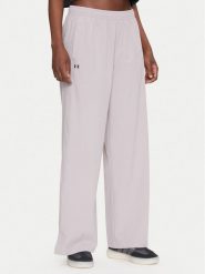 Under Armour Spodnie dresowe Rival 1386453 Szary Wide Leg. Szare spodnie dresowe Under Armour, bez wzorów, z dresówki. Za 159.99 zł.