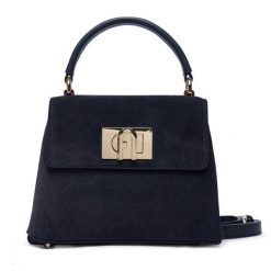 Torebka Furla. Niebieskie torebki klasyczne Furla, bez wzorów, klasyczne, bez dodatków. Za 1,779.00 zł.