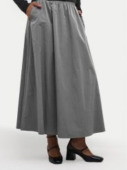 Kaffe Spódnica trapezowa Evi 10552315 Szary Regular Fit. Szare spódnice Kaffe, bez wzorów, z syntetyku, trapezowe. Za 169.99 zł.