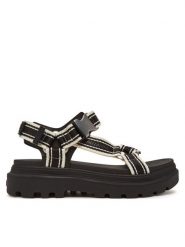 Palladium Sandały Pallacruise Strap Mix 97465-011-M Czarny. Czarne sandały Palladium, bez wzorów, z tworzywa sztucznego, bez obcasa, na płaskiej podeszwie, bez zapięcia. Za 229.99 zł.