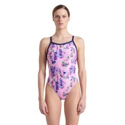 Strój Kąpielowy damski Arena Rose Texture Swimsuit Xcro. Czerwone stroje jednoczęściowe Arena, bez wzorów, eleganckie. Za 199.00 zł.