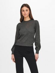 JDY Sweter w kolorze szarym rozmiar: XS. Szare swetry JDY, xs, bez wzorów, ze splotem, bez ramiączek. Za 39.86 zł.