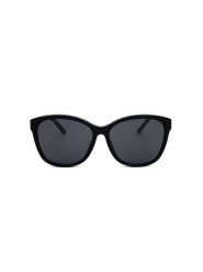 Jimmy Choo Damskie okulary przeciwsłoneczne w kolorze czarnym rozmiar: 59. Czarne okulary przeciwsłoneczne Jimmy Choo, bez wzorów, z tworzywa sztucznego, szklane. Za 474.95 zł.