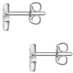 Rafaela Donata Kolczyki Gwiazda z Srebro wysokiej próby w Srebrny 1 ct Damski. Szare kolczyki Rafaela Donata, z cyrkonią, srebrne. Za 79.99 zł.