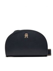 Tommy Hilfiger Torebka Th Monotype Half Moon Camera Bag AW0AW16774 Granatowy. Niebieskie listonoszki Tommy Hilfiger, bez wzorów, ze skóry, bez dodatków. Za 649.99 zł.
